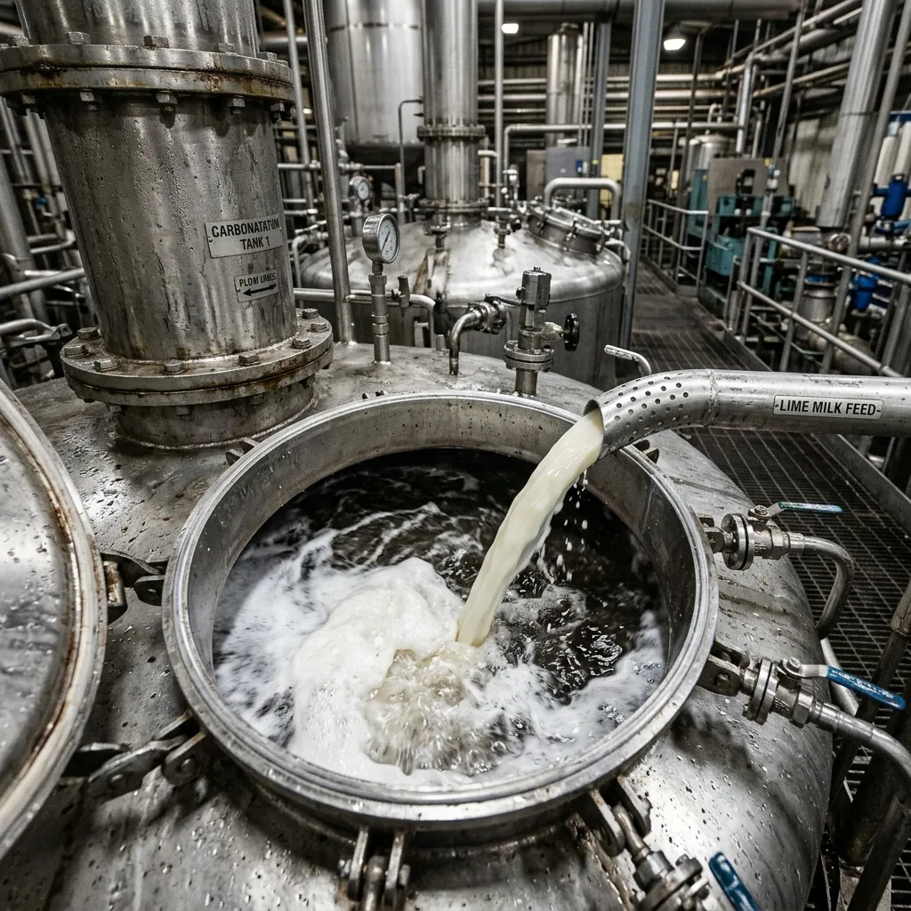 Carbonatation and Fundamental Steps in the Sugar Production Process