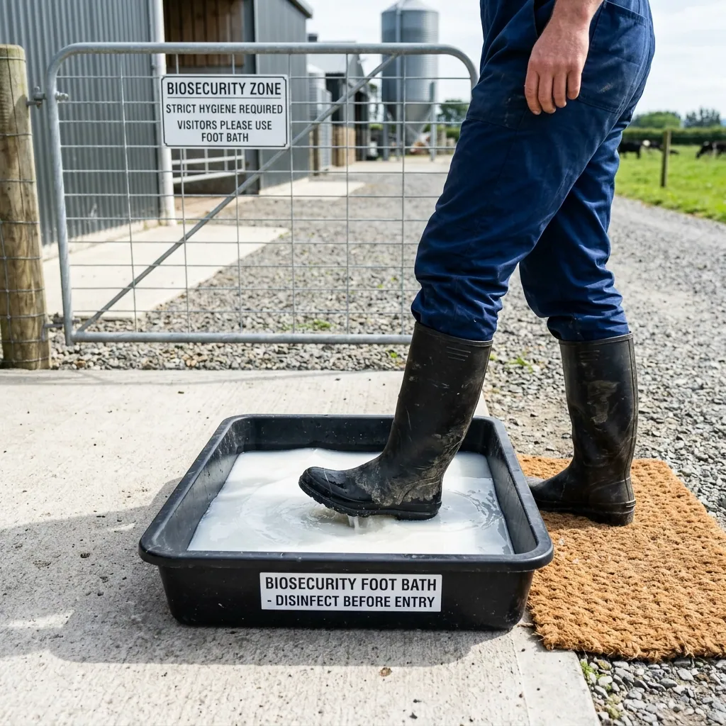 The Importance of Disinfection and Biosecurity in Livestock Farming